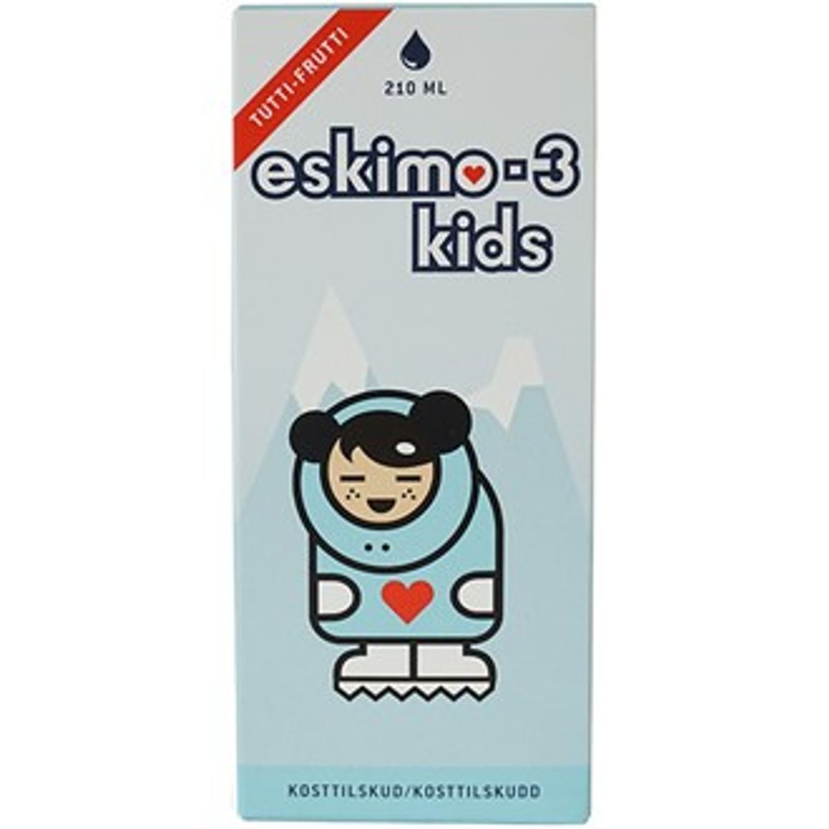 Eskimo kids med tutti frutti smak 210 ml