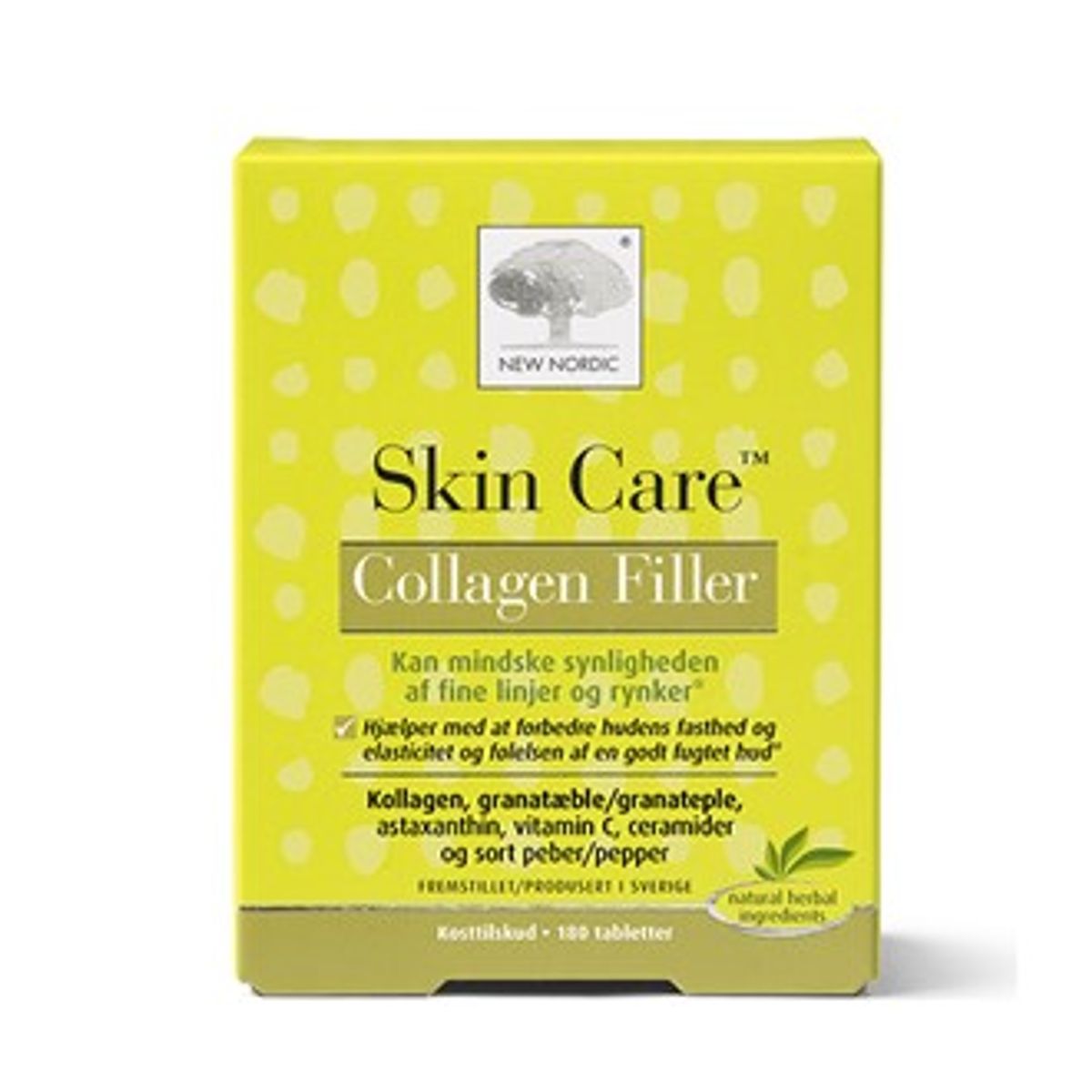 New nordic skin care collagen filler 180 tab